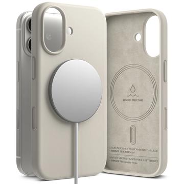 Coque MagSafe iPhone 17 en Silicone Liquide Ringke - Pierre