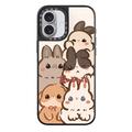 Coque hybride Slim MagSafe iPhone 17 - Bunnies