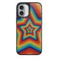 Coque hybride Slim MagSafe iPhone 17 - Étoiles