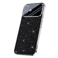 Coque hybride iPhone 17 Paillettes scintillantes - Noire
