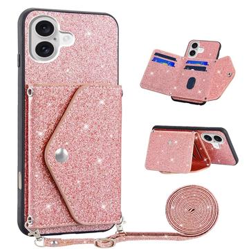 Coque avec Porte-Cartes iPhone 17 Stardust - Rose