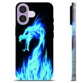 Coque iPhone 17 en TPU - Dragon Feu Bleu