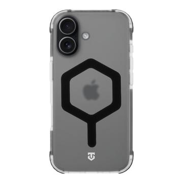 Coque iPhone 17 Tactical MagForce Hexagon - Compatible MagSafe - Noire / Transparente