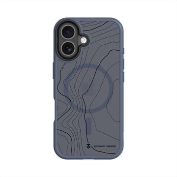 Coque Hybride iPhone 17 Tactical MagForce Hyperstealth Sika - Compatible MagSafe - Bleu profond