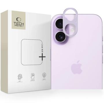 Protection d\'appareil photo en aluminium iPhone 17 Tech-Protect Camalloy Fit+ - Lavande