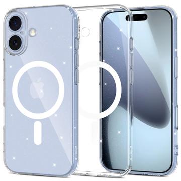 Coque iPhone 17 en TPU Tech-Protect FlexAir Glitter MagSafe - Transparente