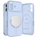 Coque iPhone 17 en silicone liquide Tech-Protect - Compatible MagSafe - Bleu brume