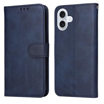 Étui portefeuille iPhone 17 avec support - Bleu