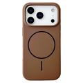 Coque iPhone 18 Pro en Silicone Liquide - Compatible MagSafe - Marrone