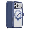 Étui à rabat magnétique iPhone 18 Pro Max Dux Ducis Skin X Pro - Bleu