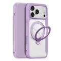 Étui à rabat magnétique iPhone 18 Pro Max Dux Ducis Skin X Pro - Violet