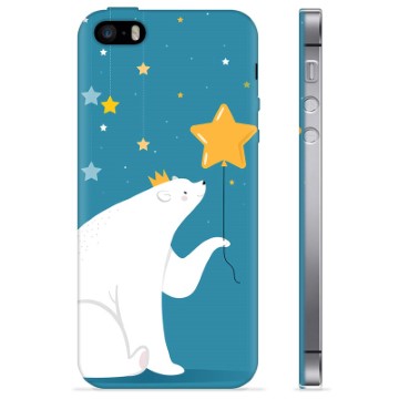 Coque iPhone 5/5S/SE en TPU - Ours Polaire