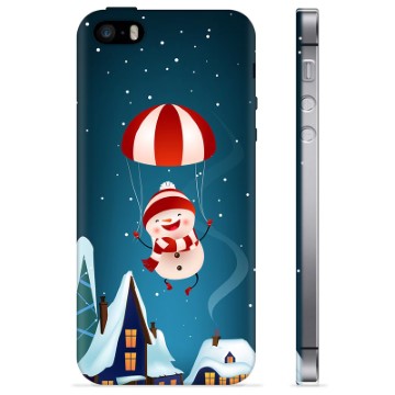 Coque iPhone 5/5S/SE en TPU - Bonhomme de Neige