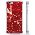 Coque Hybride iPhone 6 / 6S - Marbre Rouge