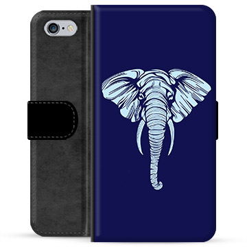 Étui Portefeuille Premium iPhone 6 / 6S - Éléphant