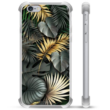 Coque Hybride iPhone 6 Plus / 6S Plus - Feuilles Dorées