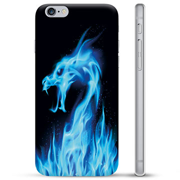 Coque iPhone 6 / 6S en TPU - Dragon Feu Bleu