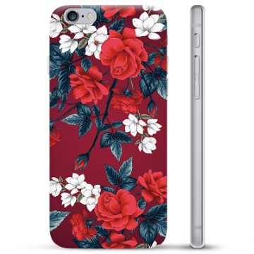 Coque iPhone 6 / 6S en TPU - Fleurs Vintage