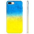 Coque iPhone 7 Plus / iPhone 8 Plus en TPU Drapeau Ukraine - Bicolore