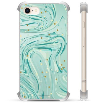 Coque Hybride iPhone 7/8/SE (2020)/SE (2022) - Menthe Verte