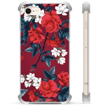 Coque Hybride iPhone 7/8/SE (2020)/SE (2022) - Fleurs Vintage