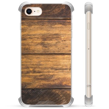 Coque Hybride iPhone 7/8/SE (2020)/SE (2022) - Bois