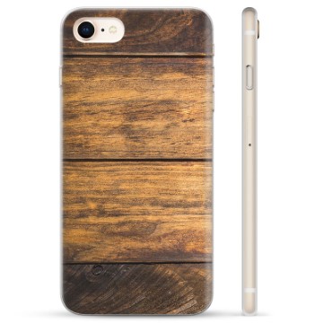 Coque iPhone 7/8/SE (2020)/SE (2022) en TPU - Bois