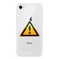 Réparation Cache Batterie pour iPhone 8 - cadre inclus - Argenté