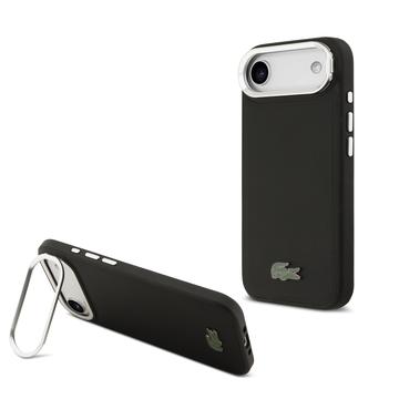Coque pour support d\'appareil photo iPhone Air Lacoste Iconic Petit Pique - Compatible MagSafe - Noire