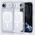 Coque hybride iPhone Air bicolore - Compatible MagSafe - Blanche