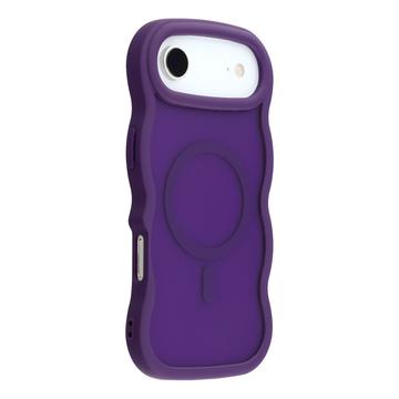 Coque hybride magnétique iPhone Air bord d\'onde - Violete
