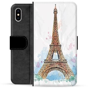 Étui Portefeuille Premium iPhone X / iPhone XS - Paris