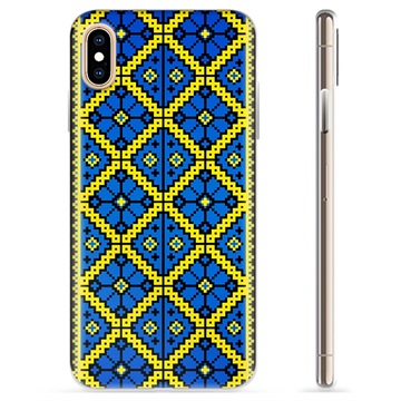 Coque iPhone XS Max en TPU Ukraine - Ornement