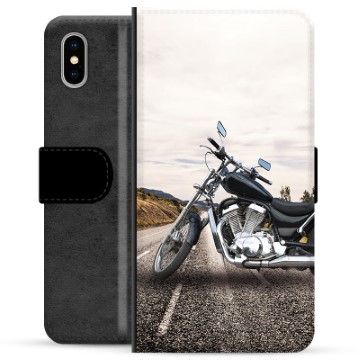 Étui Portefeuille Premium iPhone X / iPhone XS - Moto