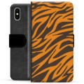 Étui Portefeuille Premium iPhone X / iPhone XS - Tigre