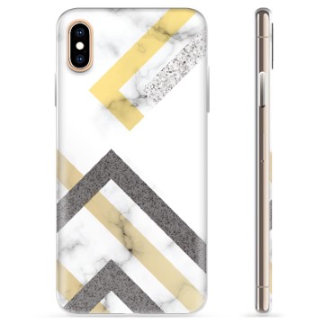 Coque iPhone XS Max en TPU - Marbre Abstrait