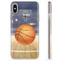 Coque iPhone XS Max en TPU - Basket-ball