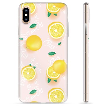 Coque iPhone XS Max en TPU - Motif Citron