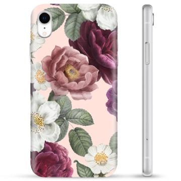 Coque iPhone XR en TPU - Fleurs Romantiques