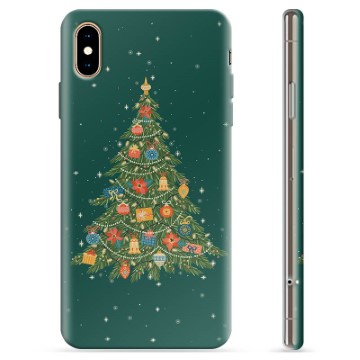 Coque iPhone XS Max en TPU - Sapin de Noël