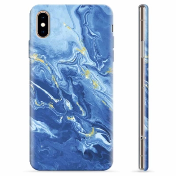 Coque iPhone XS Max en TPU - Marbre coloré