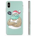 Coque iPhone XS Max en TPU - Père Noël Moderne