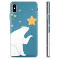 Coque iPhone XS Max en TPU - Ours Polaire