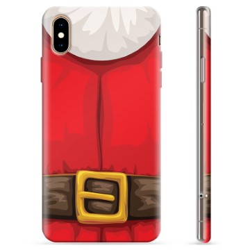 Coque iPhone XS Max en TPU - Costume de Père Noël