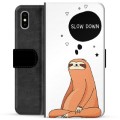 Étui Portefeuille Premium iPhone X / iPhone XS - Slow Down