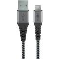 Câble USB 3 en 1 Joyroom Starry Series - USB-A vers Lightning/Type-C/Micro  - 1.2m - Blanc 