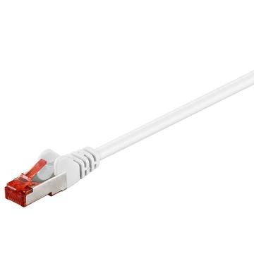 Câble Réseau RJ45 S/FTP CAT 6 Goobay - 1.5m - Blanc