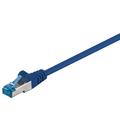 Câble Réseau RJ45 S/FTP CAT 6A Goobay - 0.25m - Bleue