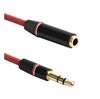 Rallonge Cordon Audio 3.5mm / 3.5mm - Rouge
