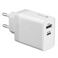 Chargeur Secteur 4smarts VoltPlug - USB-C PD, USB-A - 30W